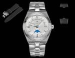 Vacheron Constantin Overseas Cal.2460 R31L/2 Movement 41mm 904L Steel White Face Watch